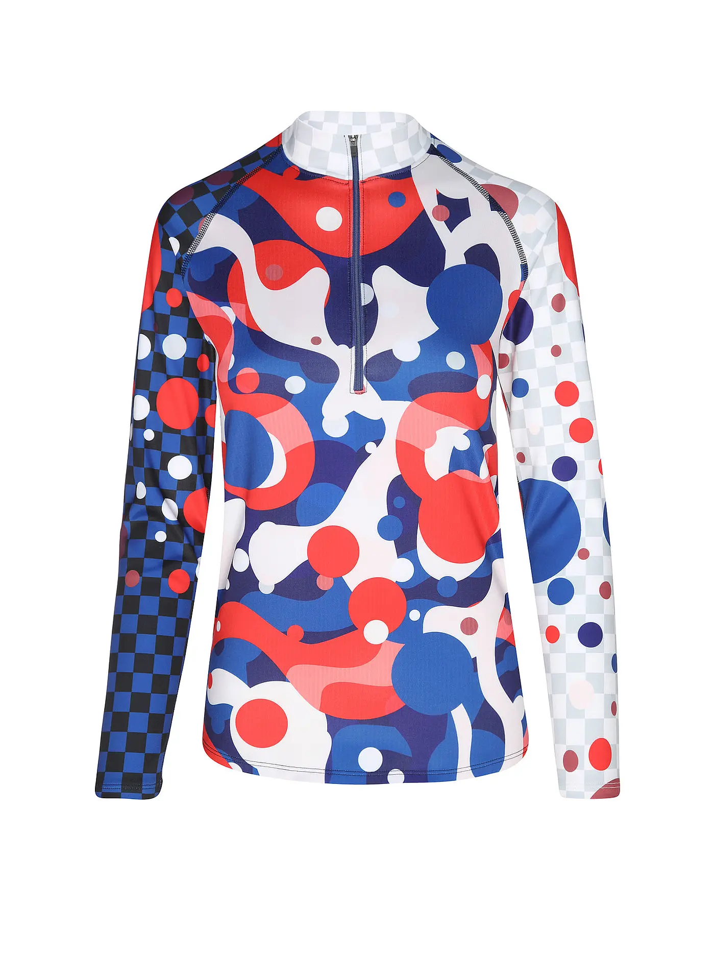 FREISEIN | Damen Unterzieh Zipshirt Speed Queen | 